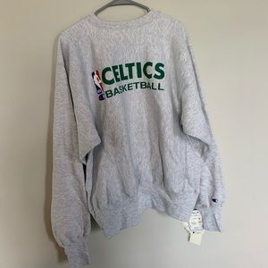 Vintage with tags 1990 Celtics champion pullover